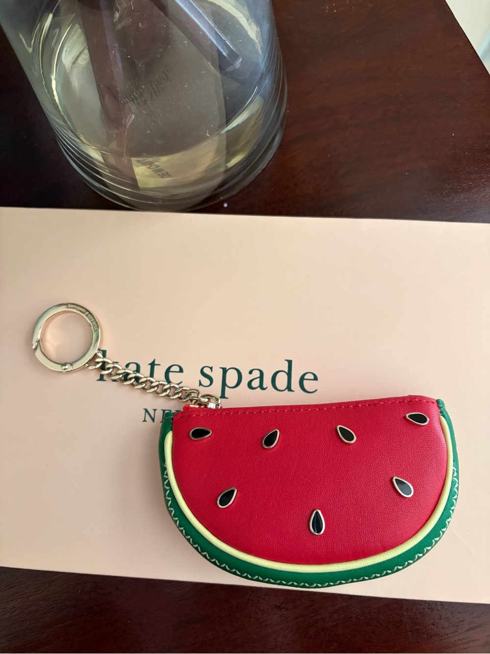 NWOT Kate Spade “What A Melon” limited edition Watermelon Coin Purse Bag Charm